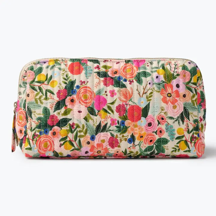 Rifle Paper Co. Garden Party Quilted Large Cosmetic Pouch