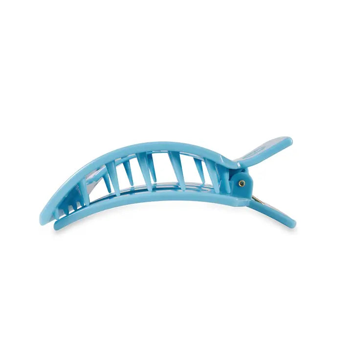 Teleties Flat Square Hair Clip | Large | Summer Sky
