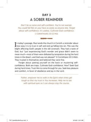 God's Word for Guys: 3 Minute Daily Devotions for Men