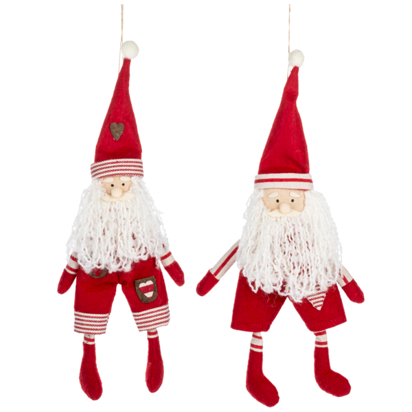Ganz Santa Ornaments