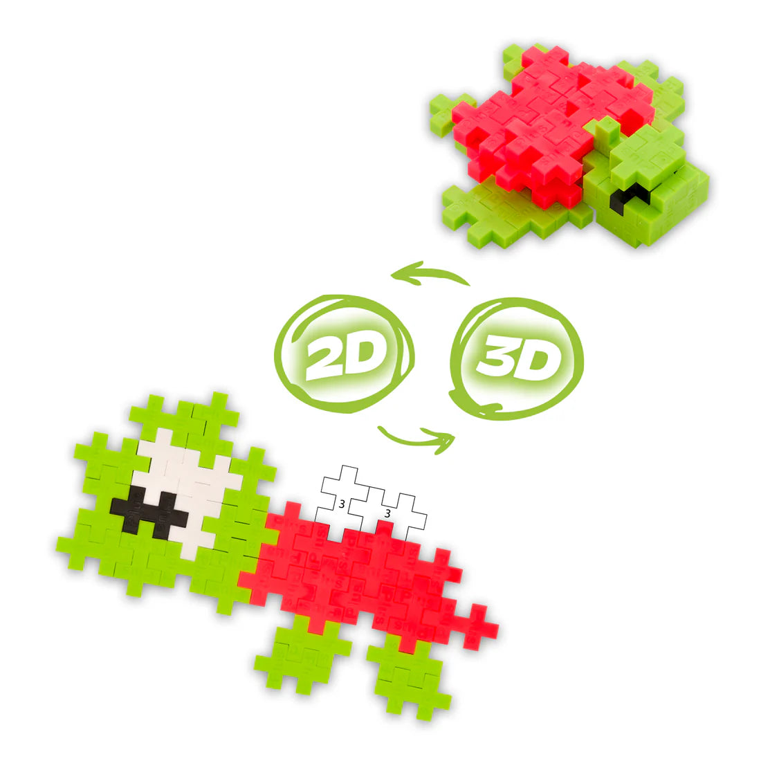 Plus Plus Puzzle By Number® Activity Pad - Ocean