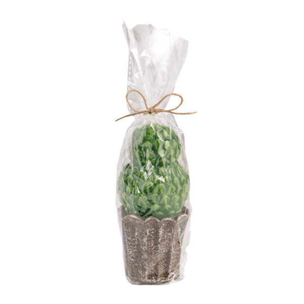 MUD PIE DOUBLE ROUND TOPIARY CANDLE