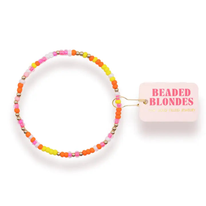 Beaded Blondes Sunburst Sprinkle Bracelet
