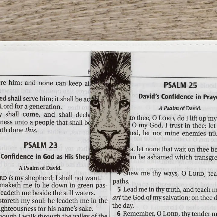 Magnetic Bookmark Set Strong and Courageous