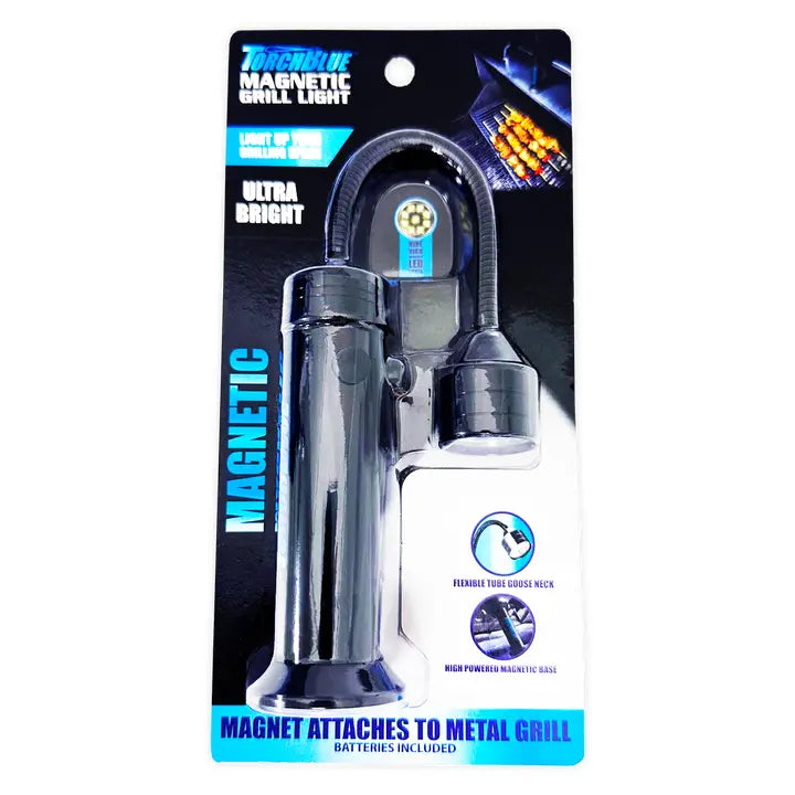 TorchBlue Matte Black Magnetic Grill Flashlight