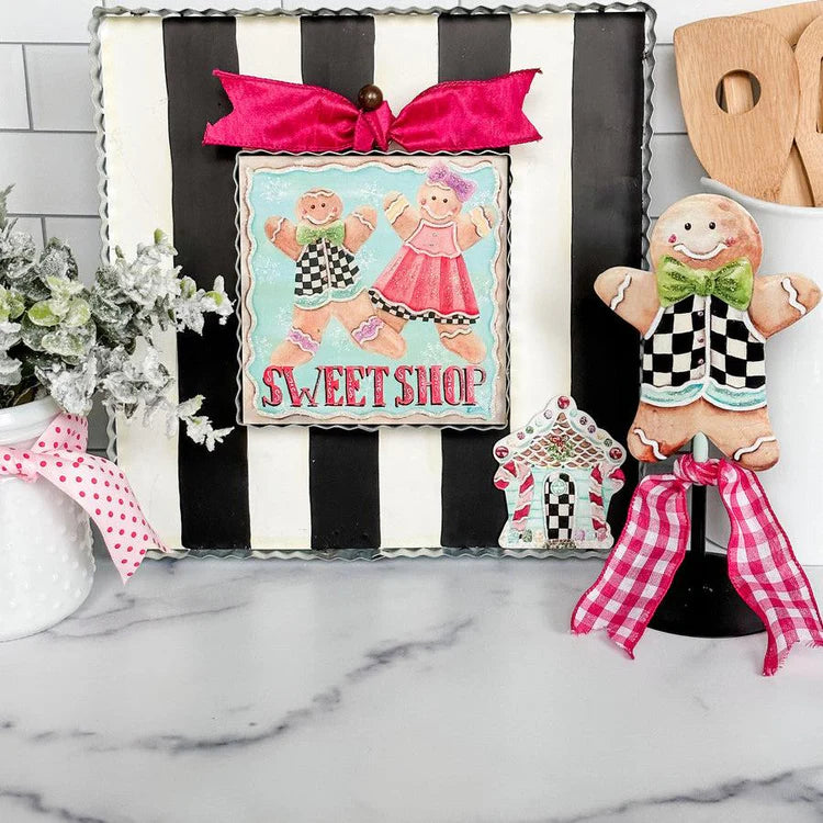 The Round Top Collection Gingerbread Boy Finial