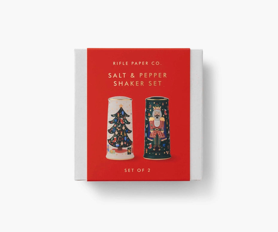 Rifle Paper Co. Nutcracker Salt & Pepper Shaker Set