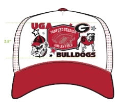Gameday Social Apparel Co. Georgia Layer Patch Foam Trucker Hat