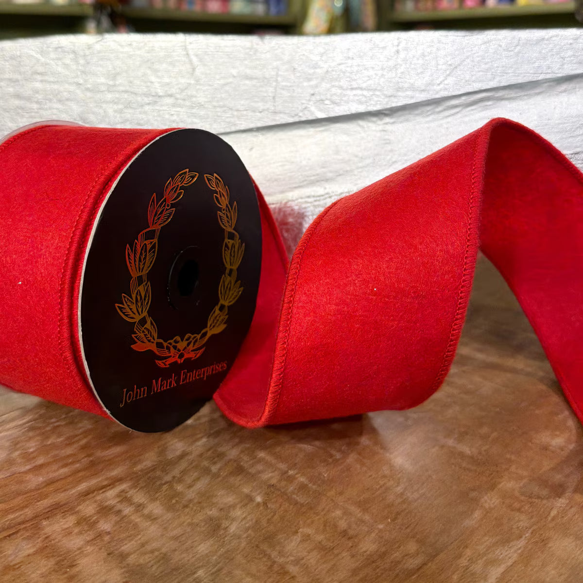 John Mark Enterprises Paper Felt Bright Red