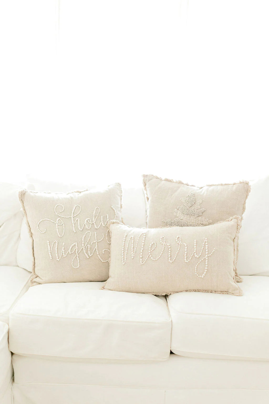 Mary Square Trees Square Pillow