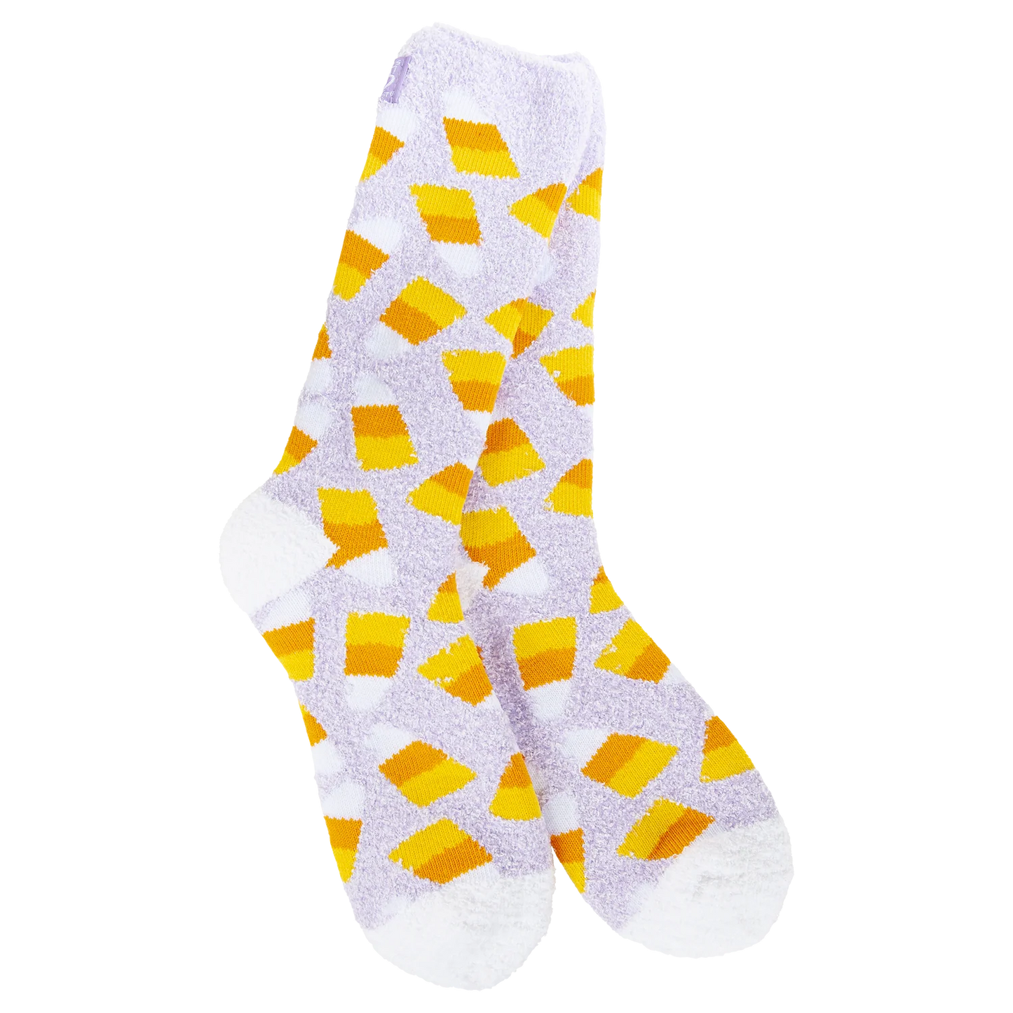 World's Softest Socks Halloween Cozy Crew-Candy Corn