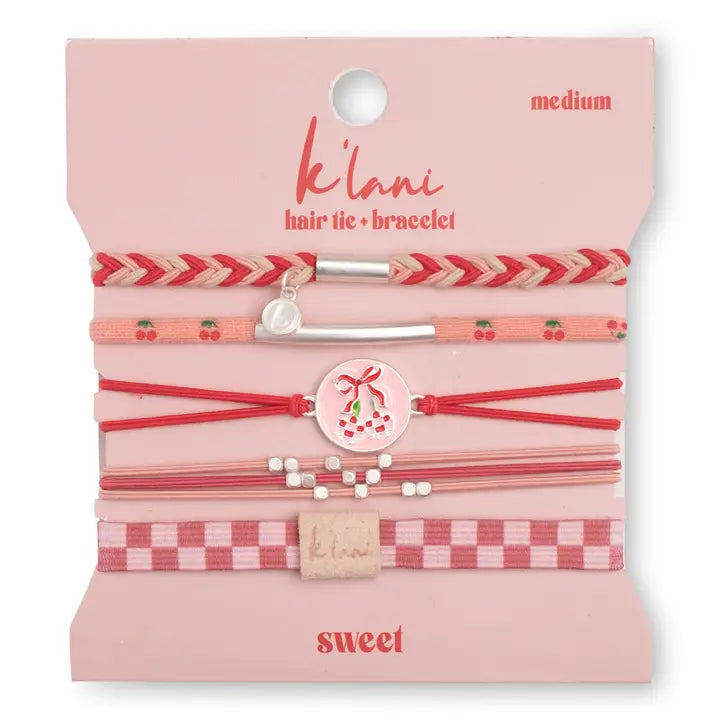 K'Lani Hair Tie Bracelets Sweet