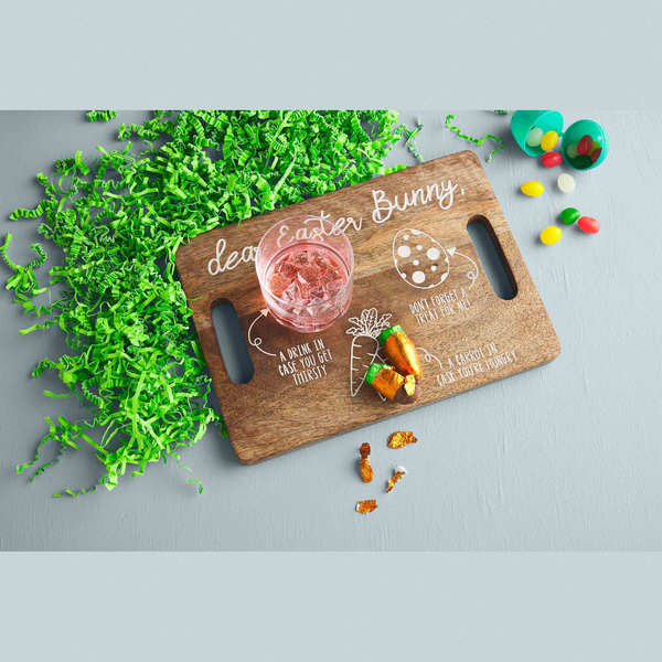 MUD PIE EASTER BUNNY TREAT TRAY