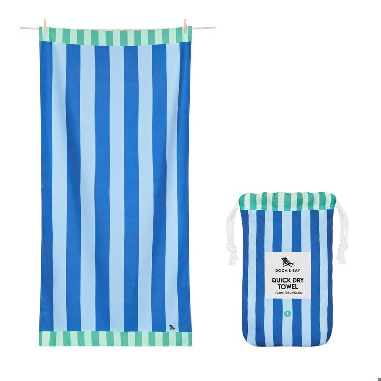 Blue Sky - Quick Dry Towel | Dock & Bay-L
