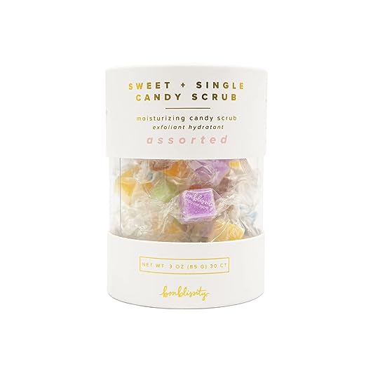 Bonblissity Sweet+Single Moisturizing Candy Scrub Assorted Scents 30piece