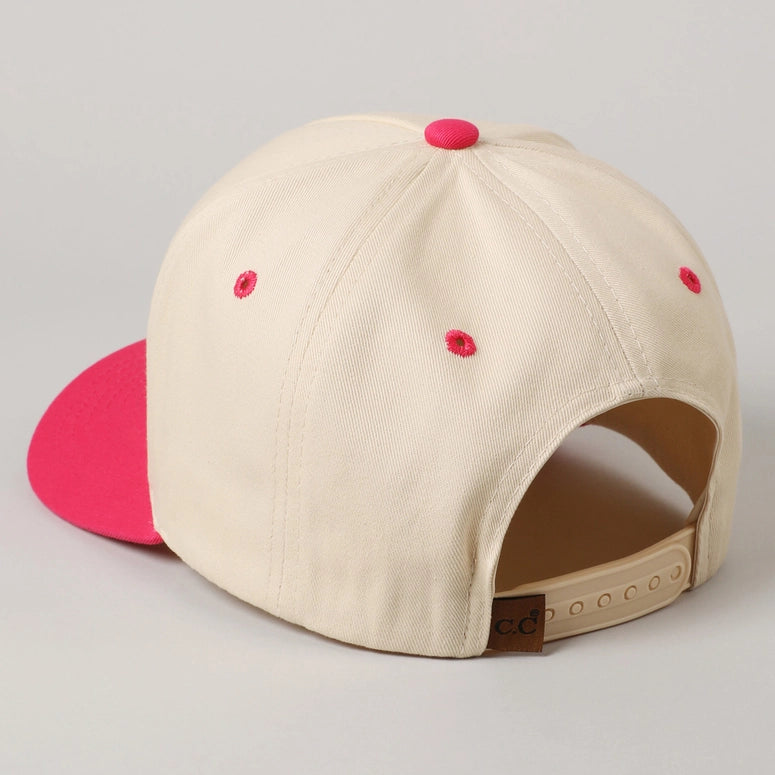 Jesus Saves I Spend Embroidery Trucker Hat-HOT PINK