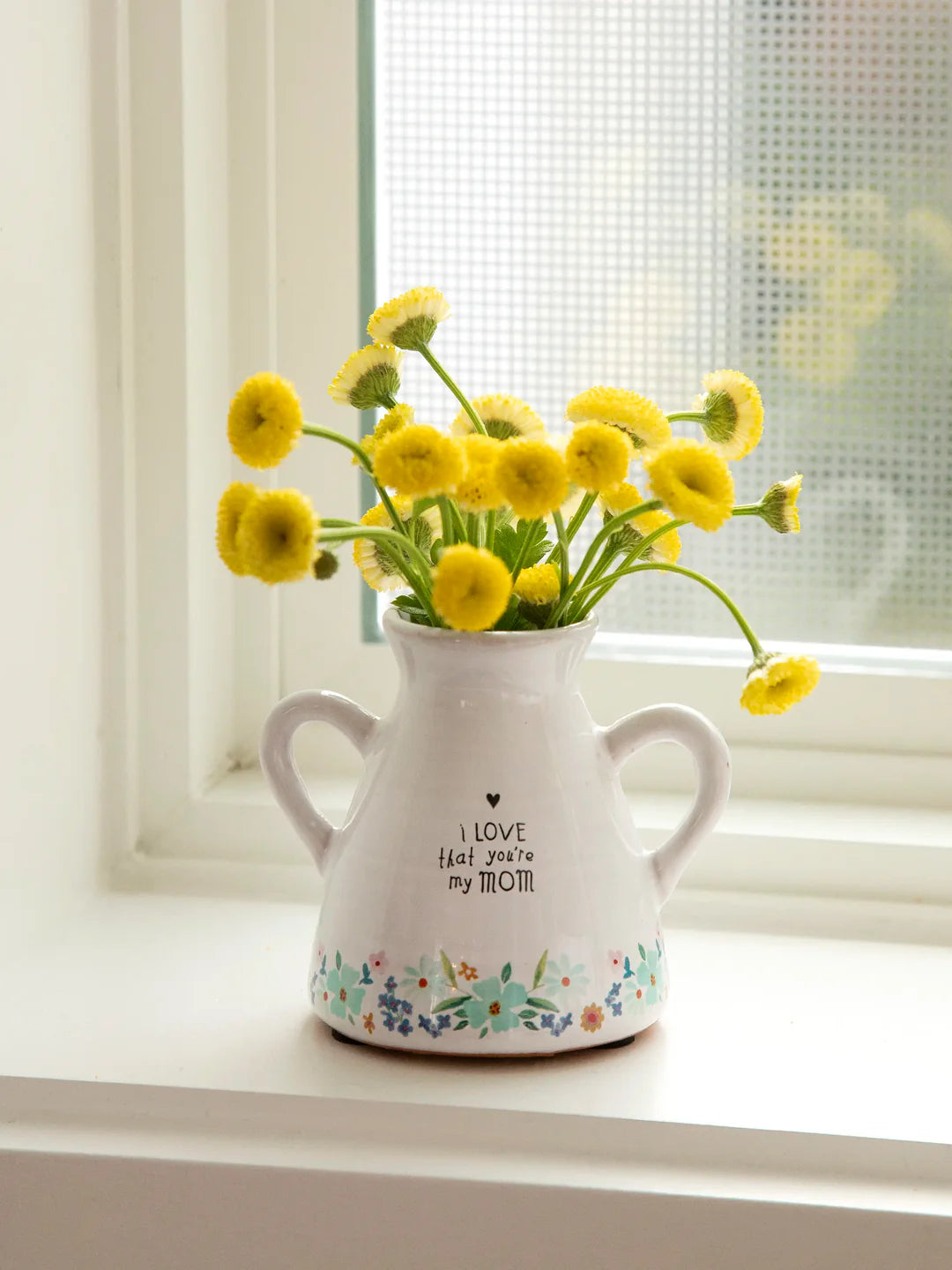 Natural Life Artisan Bud Vase-Mom