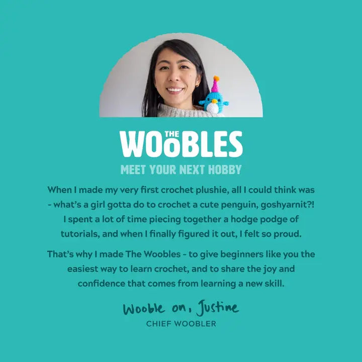 The Woobles Cupid the Lovebird Crochet Kit
