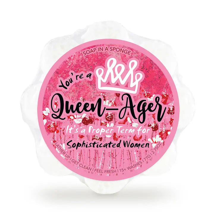 Caren You're A Queen-Ager Shower Sponge | Loved