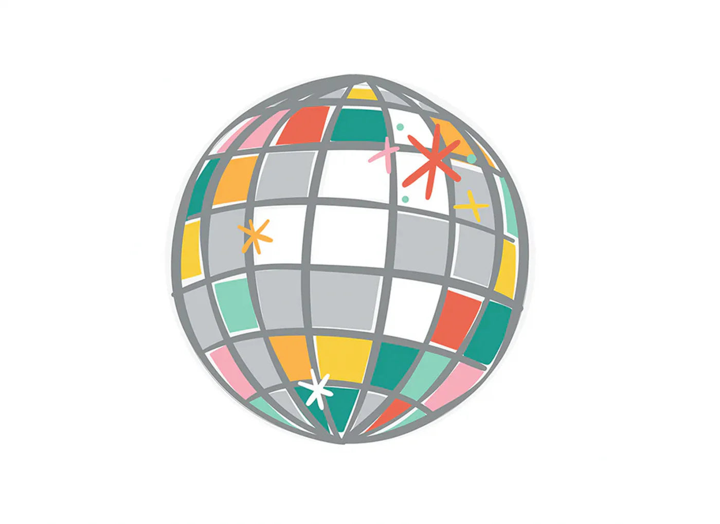 HAPPY EVERYTHING DISCO BALL ATTACHMENT