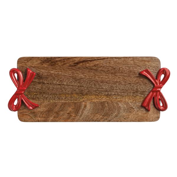MUD PIE BOW HANDLE WOOD BOARD