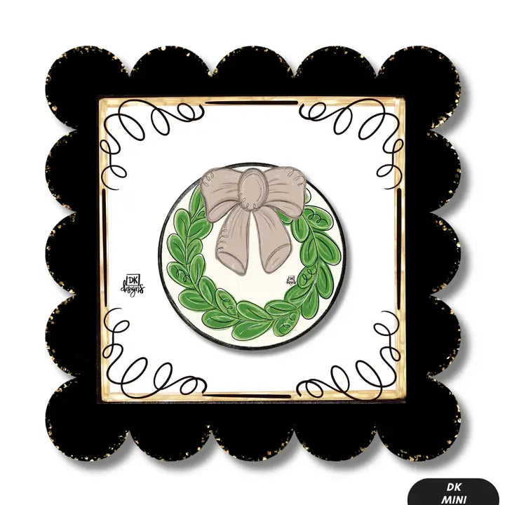 DK Designs Mini Frame Black and Gold w/ Room For Mini