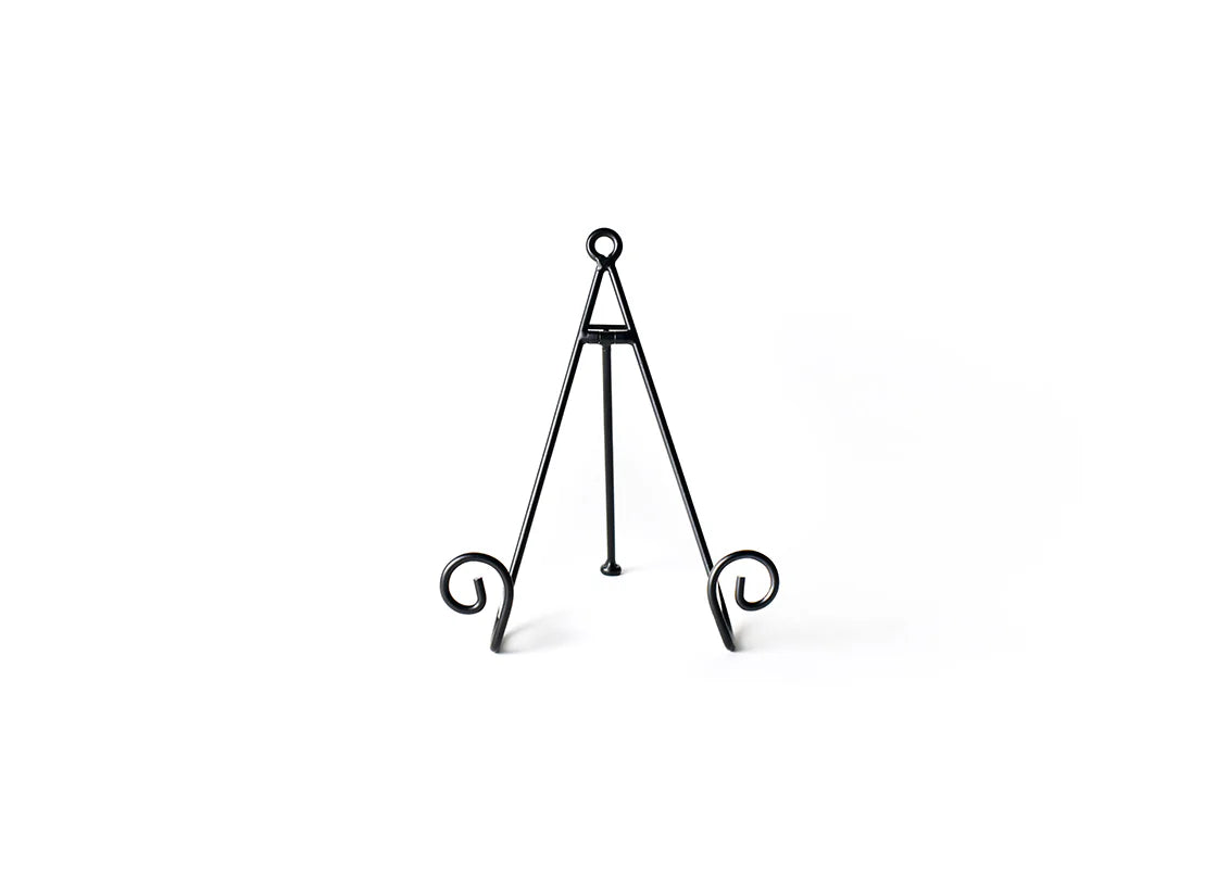 HAPPY EVERYTHING! BLACK SWIRL MINI PLATE STAND
