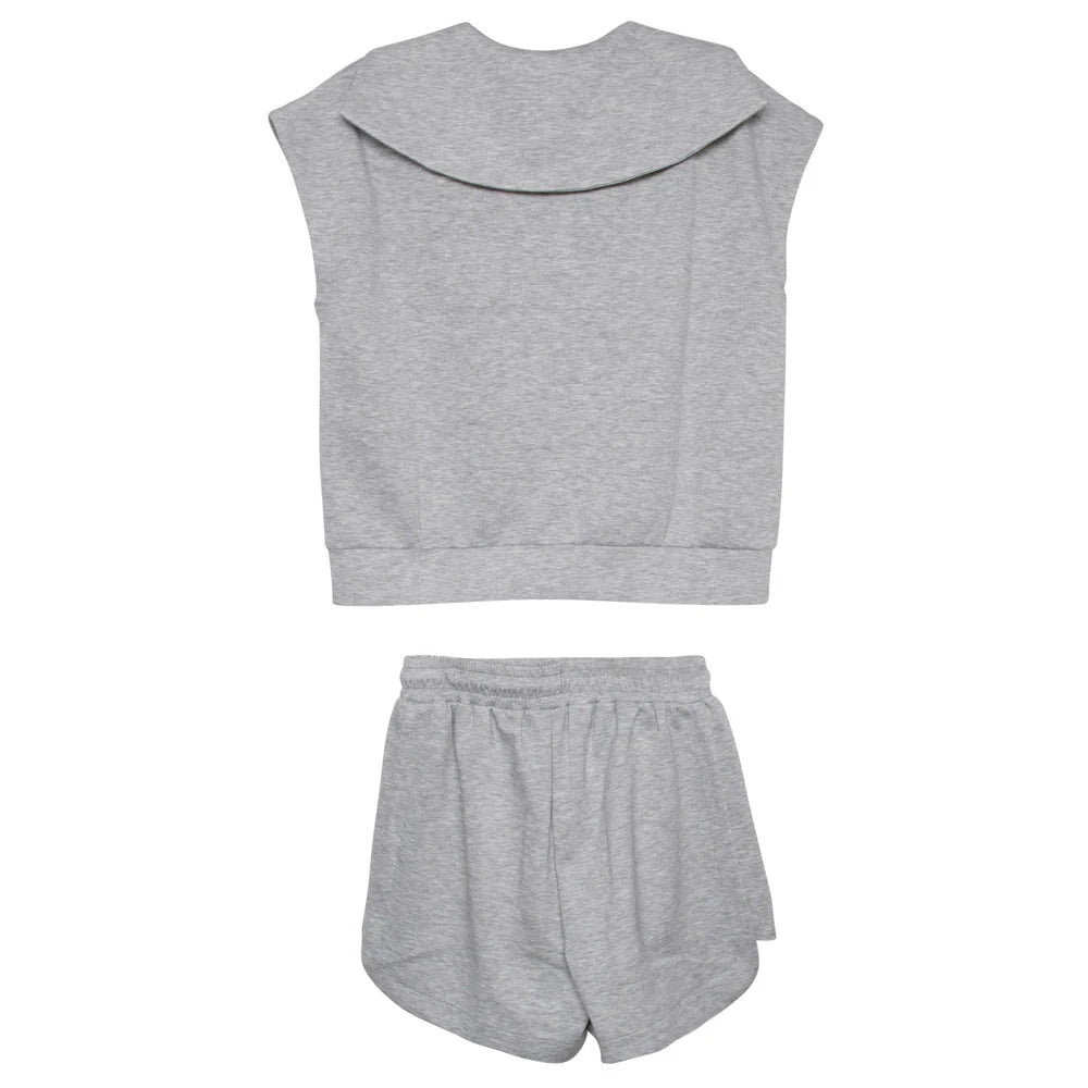 KATYDID GRAY SCUBA TWO PIECE SET