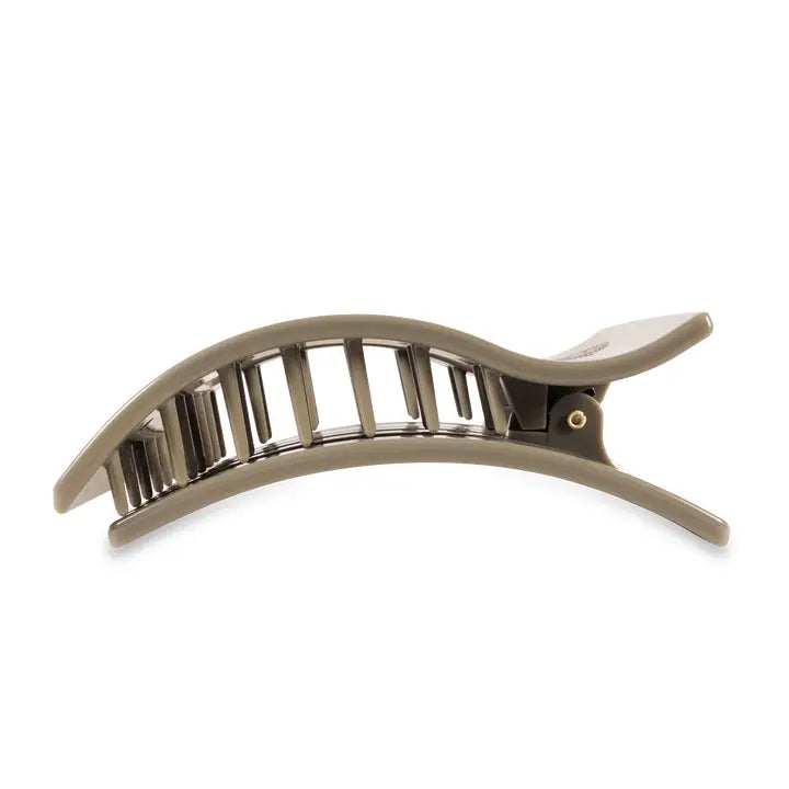 Teleties Flat Rectangle Hair Clip | Large | Sage It Ain't So