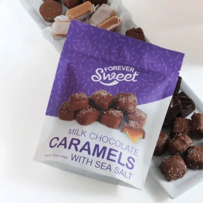 Forever Sweet Milk Caramel with Sea Salt 5.25 oz Pouch Bag