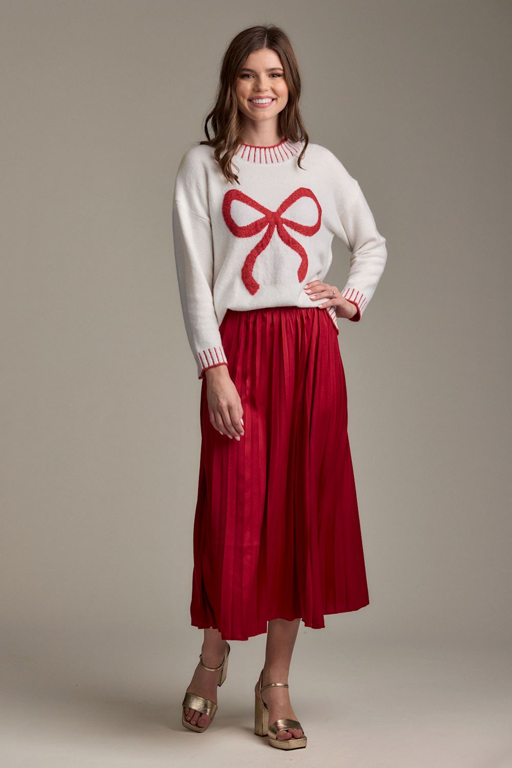 MUD PIE WILDER BOW SWEATER