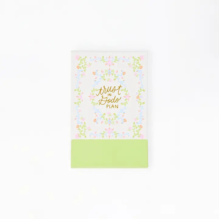 Mary Square Flip Notepad | Trust in God's Plan