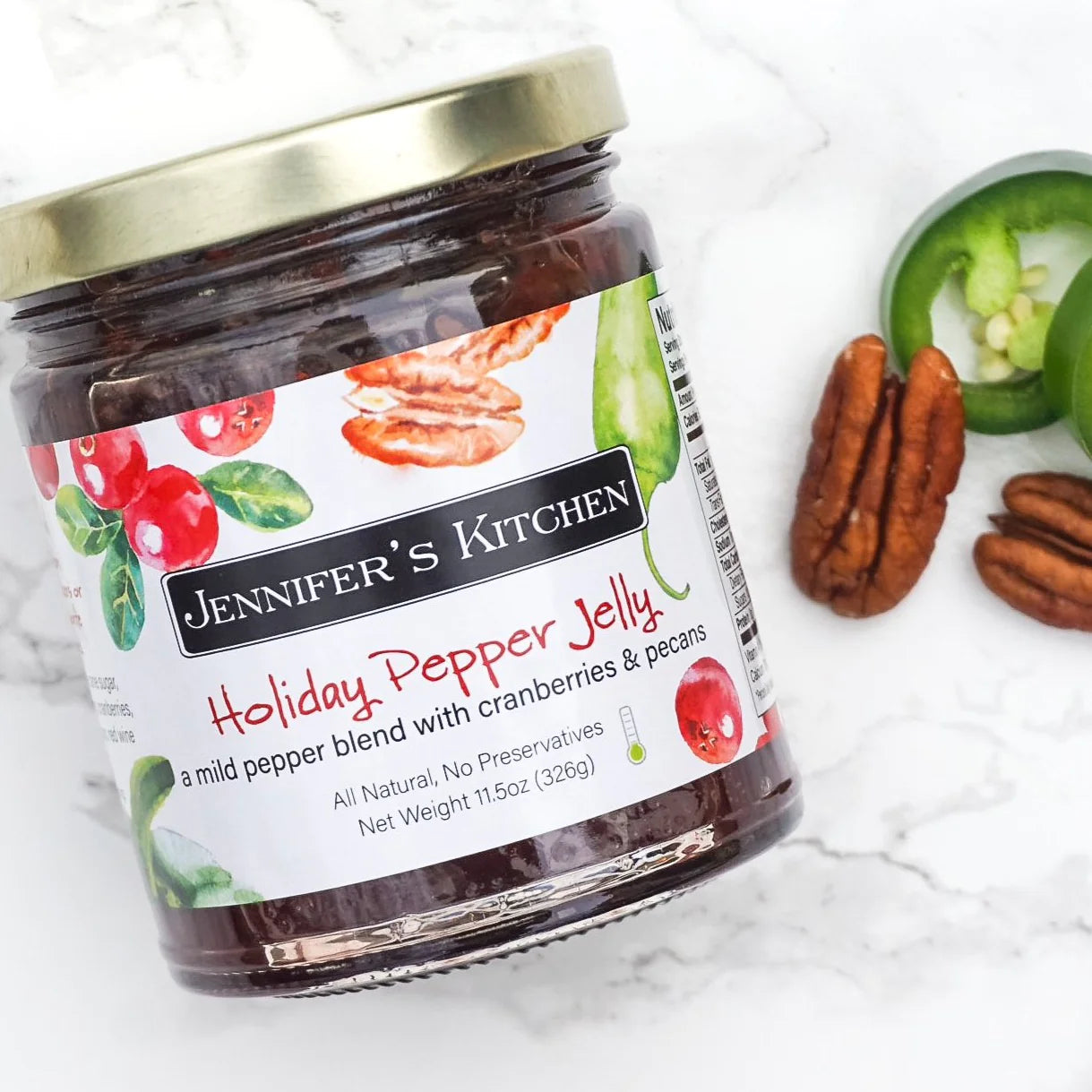 Jennifer's Kitchen Holiday Pepper Jelly