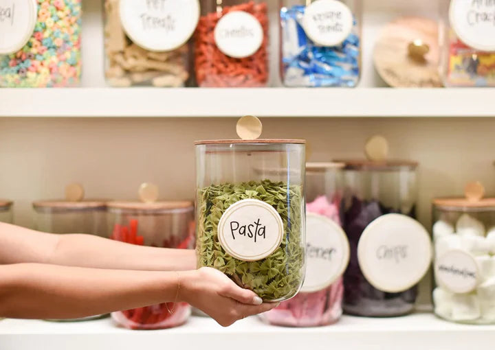 HAPPY EVERYTHING! MINI WOODEN LID GLASS JAR (MEDIUM)
