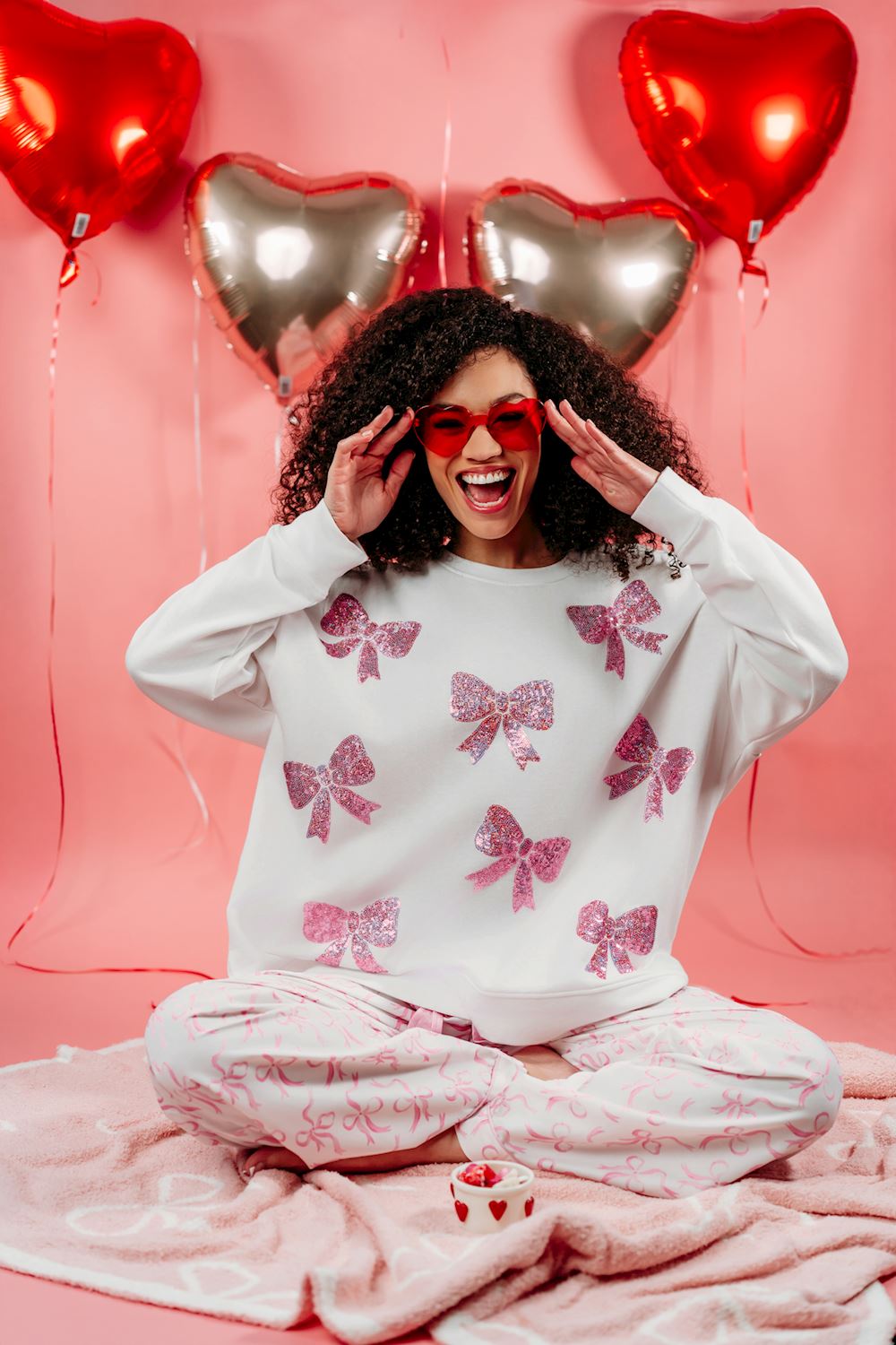 MUD PIE VALENTINE'S PAJAMA PANTS