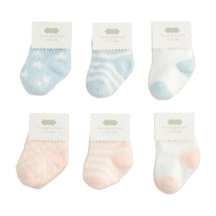 MUD PIE BABY CHENILLE SOCKS
