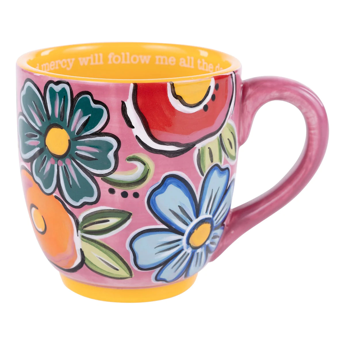 Glory Haus Goodness Mercy Floral Mug