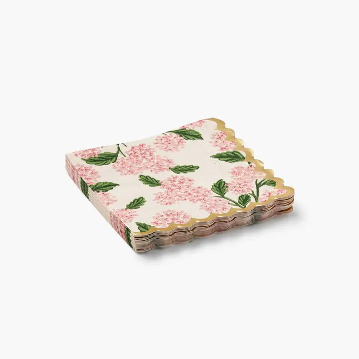 Rifle Paper Co. Pink Hydrangea Cocktail Napkins