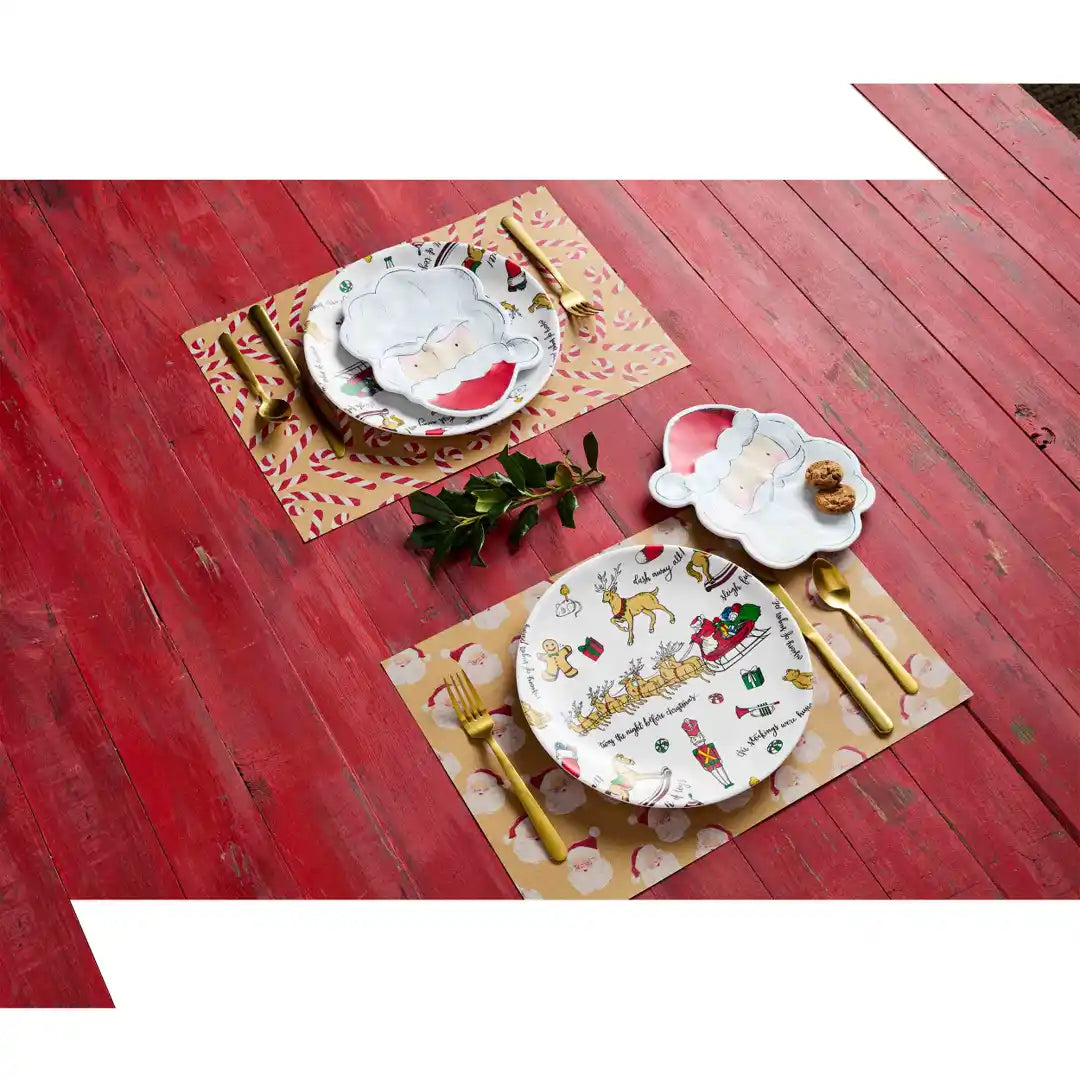 SANTA MELAMINE PLATE