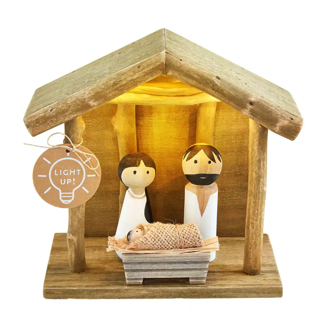 LIGHT UP NATIVITY SCENE
