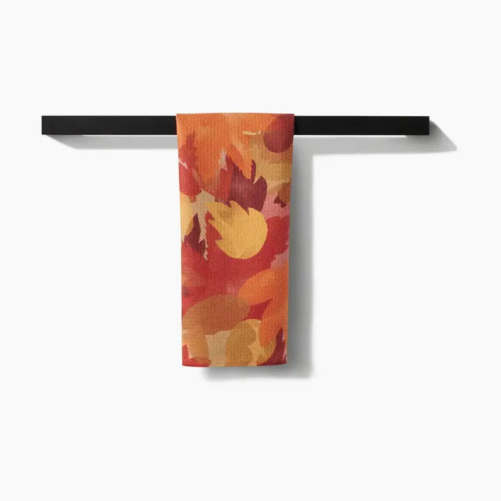 Geometry Watercolor Fallen Leaves