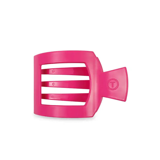 Teleties Flat Square Hair Clip | Medium | Tropical Punch