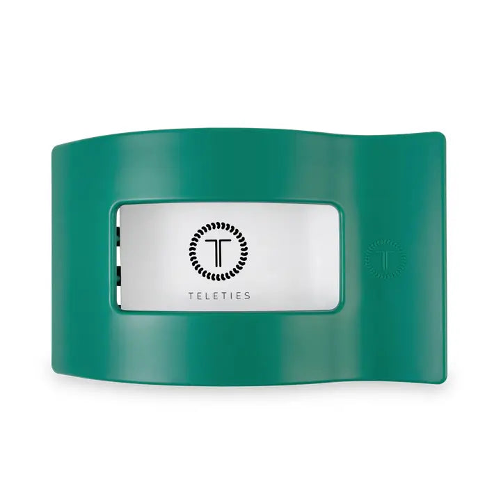 Teleties Flat Rectangle Hair Clip | Large | Fir Real