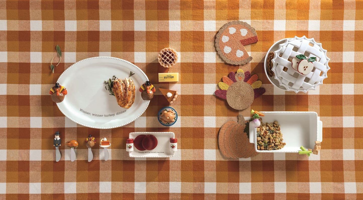 MUD PIE TURKEY ICON PLATTER