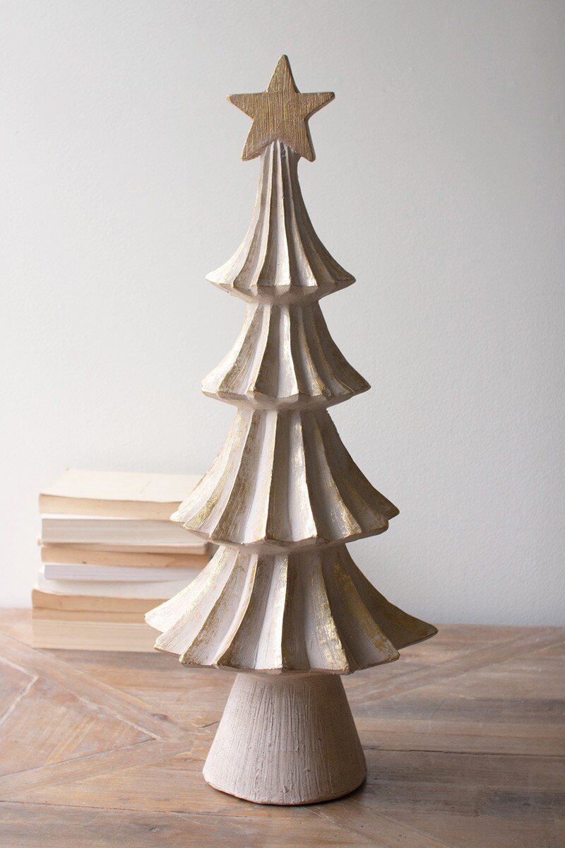 Kalalou Resin Christmas Topiary
