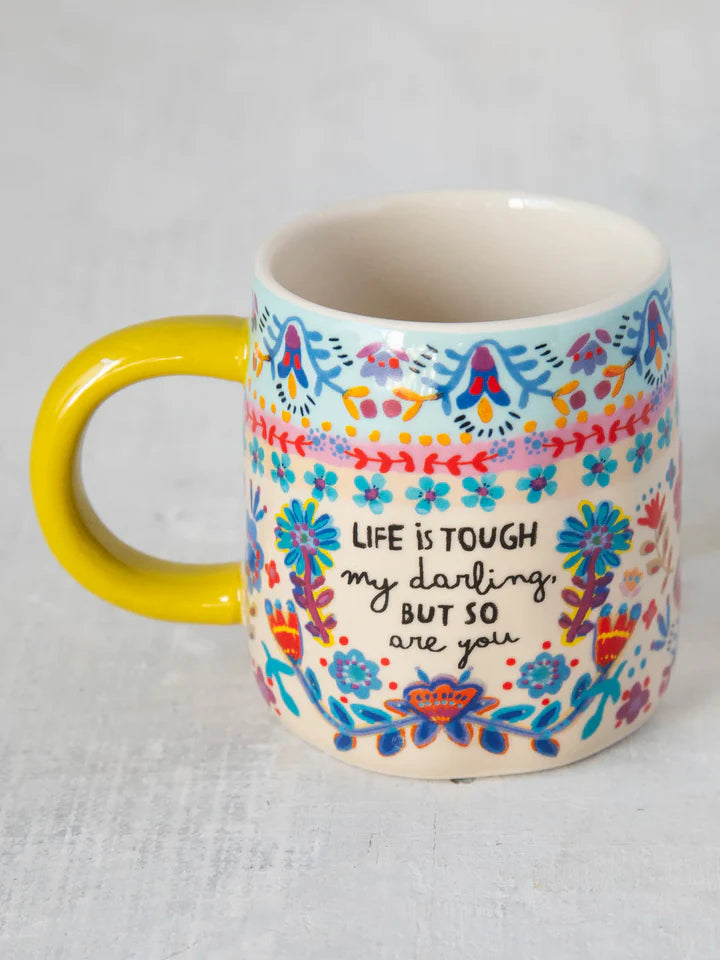 Natural Life Fearless Mug - Life Is Tough