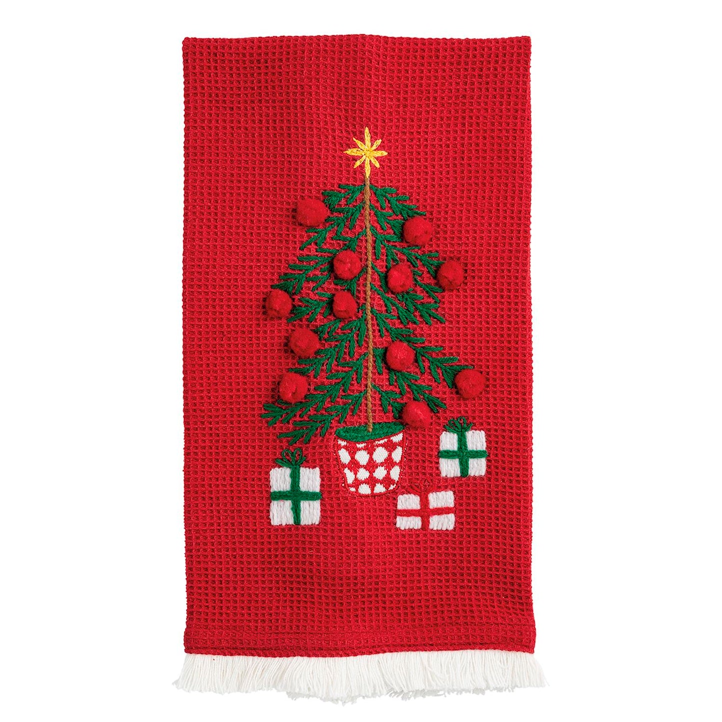 MUD PIE TREE FRINGE TOWEL