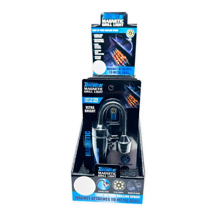 TorchBlue Matte Black Magnetic Grill Flashlight