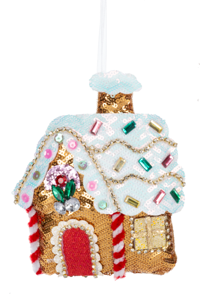 Ganz Gingerbread Family Ornaments