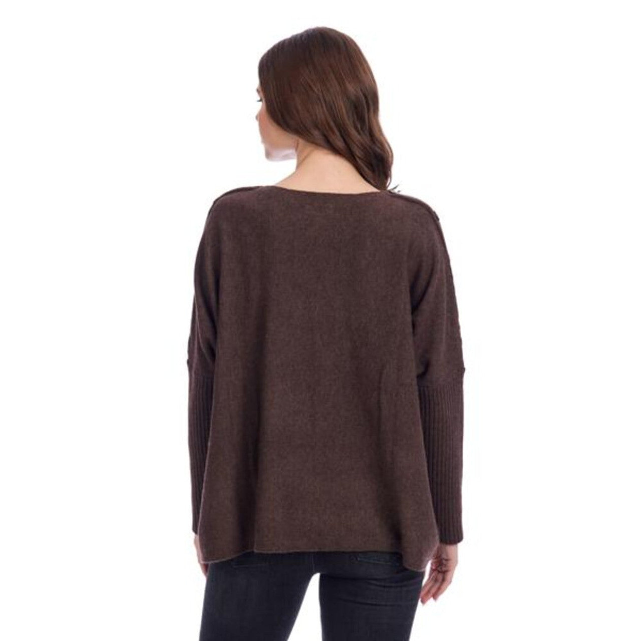 Mud Pie Sheffield Button Sweater - Brown